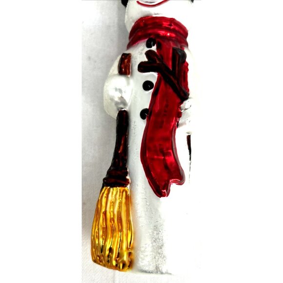 Christopher Radko Blown Glass Ornament Slim Chuckles 9" Hand Painted Vintage - Picture 3 of 9